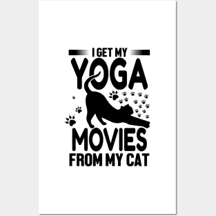 I Get My Yoga Moves From My Cat Posters and Art